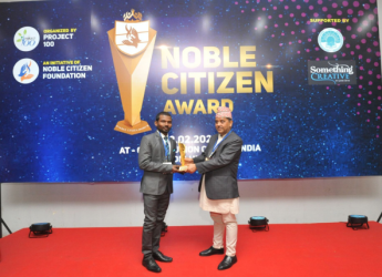 Noble citizen award Awarded by Ministry of Nepal (Issue of child beggar problems)